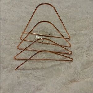 Rose Gold Wire Letter Holder